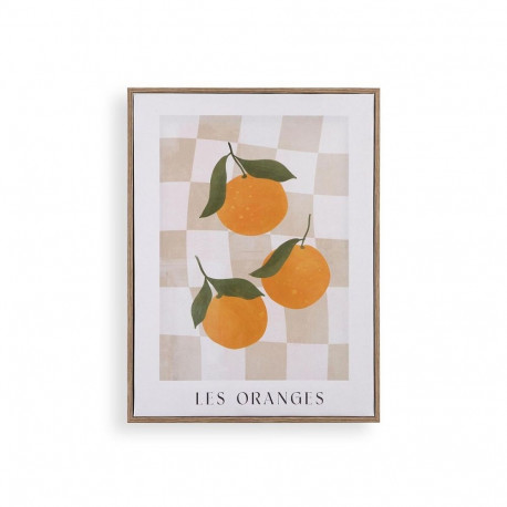 Canvas Versa Orange 2,2 X 40 X 30 CM