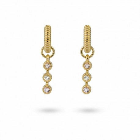 Ladies' Earrings 24KAE 42444Y Metal Golden