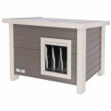 Cat Litter Box Kerbl White Wood