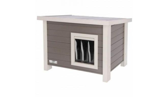 Cat Litter Box Kerbl White Wood