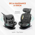 Auto Turvaiste Babyauto XPERTA BLACK LINE Must 0 (de 0 a 10 kilos) 0+ (de 0 a 13 kilos) I (9 - 18 kg