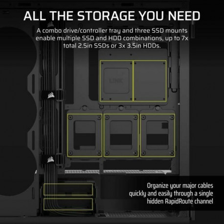 ATX Semi-tower Box Corsair Black