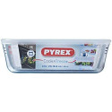 Food Preservation Container Pyrex White Black Transparent Clear Rectangular