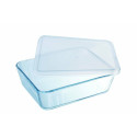 Food Preservation Container Pyrex White Transparent Rectangular 1,5 L