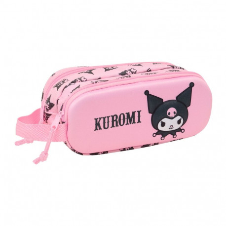 Double Carry-all Kuromi Pink 21 x 8 x 6 cm