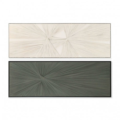 Maal Home ESPRIT Roheline Beež Kaasaegne 153 x 4,5 x 53 cm (2 Ühikut)