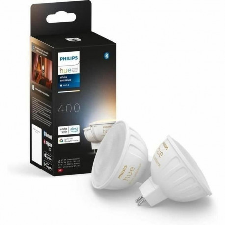LED lamp Philips White G 400 lm 2 Units (2200K) (6500 K)