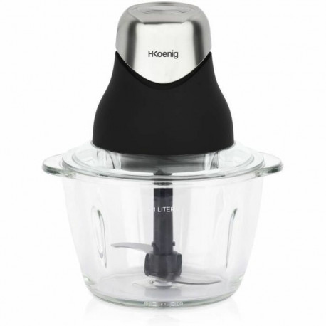 Mincer Hkoenig LEO8 Black Chrome Glass Stainless steel 1 L