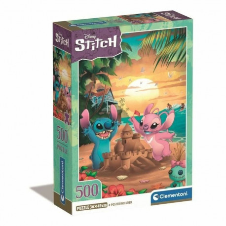 Pusle Clementoni Stitch 500 Tükid, osad