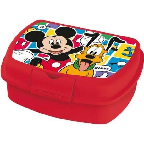 Lõunasöögikarp Mickey Mouse CZ11370 Punane Plastmass
