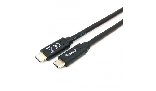 USB-C - USB-C Kaabel Equip 12834707101 Must 2 m