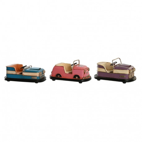 Dekoratiivkuju DKD Home Decor Sinine Roosa Lillla Vintage 19,5 x 11 x 9,5 cm (3 Ühikut)