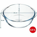 Ahjuvorm Pyrex Läbipaistev Borosilikaatklaas Ringjas Ø 26 cm