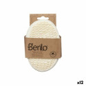 Body Sponge Berilo B7083-8 White Beige 11 x 15 x 5 cm (12 Units)