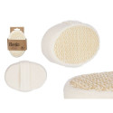Body Sponge Berilo B7083-8 White Beige 11 x 15 x 5 cm (12 Units)