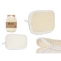 Exfoliating Mitt Berilo B7083-5 White Beige (12 Units)