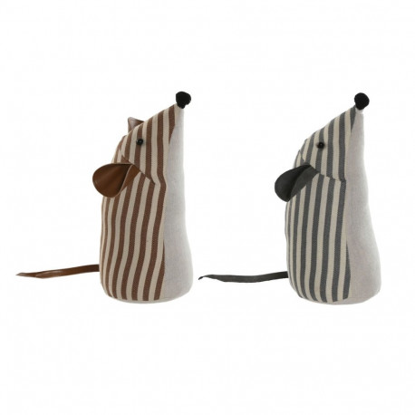 Uksfiksaator Home ESPRIT Polüester 13 x 13 x 26 cm (2 Ühikut)