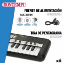 37-Key Keyboard Bontempi 42 x 4 x 15 cm (6 Units)