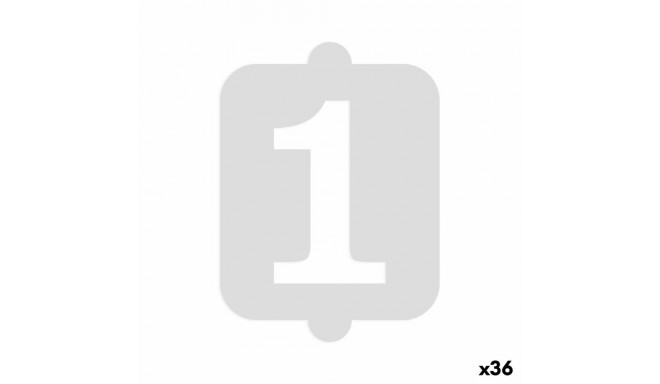 Cake stencil Algon Number 1 36 Units