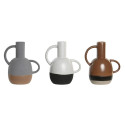 Vaas DKD Home Decor Valge Hall Terrakota Portselan 19,5 x 12 x 22,6 cm (3 Ühikut) Vaas DKD Home Decor Valge Hall Terrakota Portselan 19,5 x 12 x 22,6 cm (3 Ühikut)
