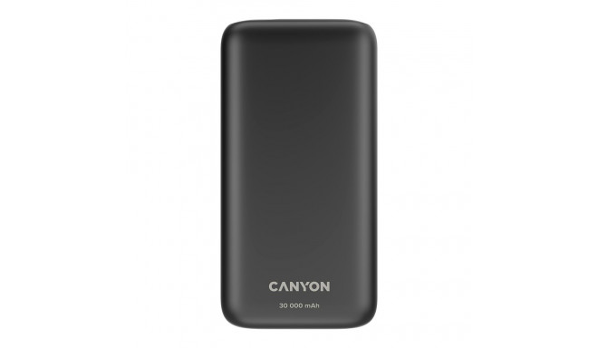 CANYON power bank PB-301 LED 30000 mAh PD 20W QC 3.0 Black