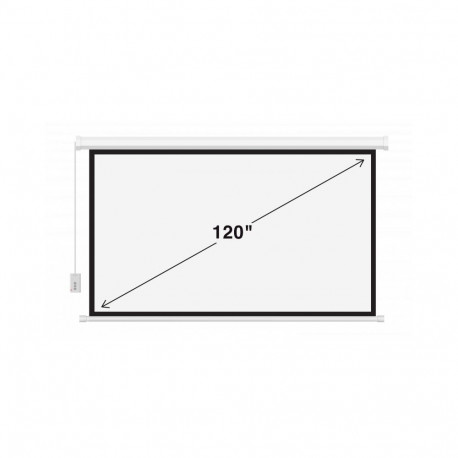 Camrock Matte ER 120 Electric Projection Screen