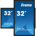 iiyama TF3239AS-B1AG digitaalne reklaamekraan 80 cm (31.5") LED 500 cd/m² 2.4K Ultra HD must puuteek