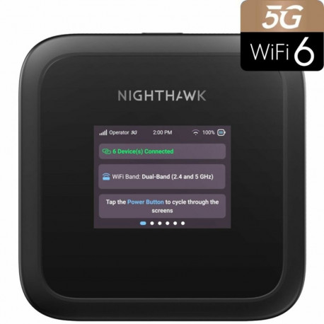 NETGEAR M3 must kaheribaline juhtmevaba ruuter (2.4 GHz / 5 GHz)