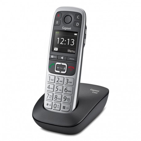 Gigaset E560 telephone DECT telephone Caller ID Black, Silver