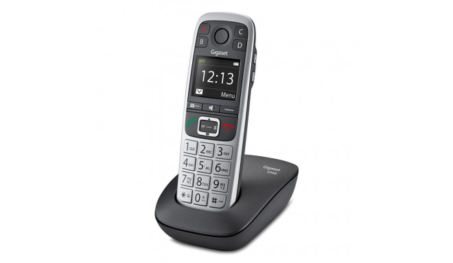 Gigaset E560 telephone DECT telephone Caller ID Black, Silver