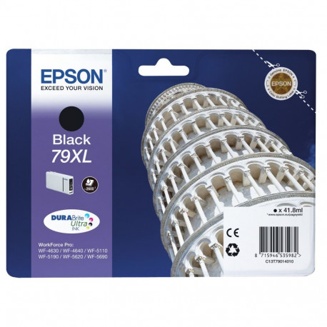 Epson tint Tower of Pisa 79XL DURABrite Ultra üksikpakend, must