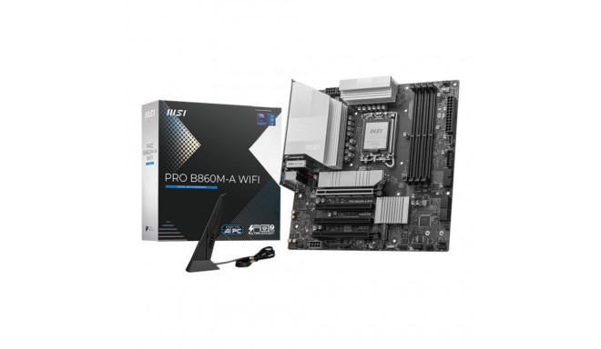 MSI PRO B860M-A WIFI emaplaat Intel B860 LGA 1851 (Socket V1) micro ATX
