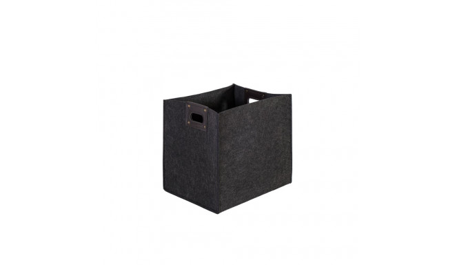Kast MAX FELT-4, 28x22x28cm, tumehall vilt, käepidemetega