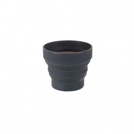 Lifeventure Silicone Ellipse Flexi-Mug, Graphite
