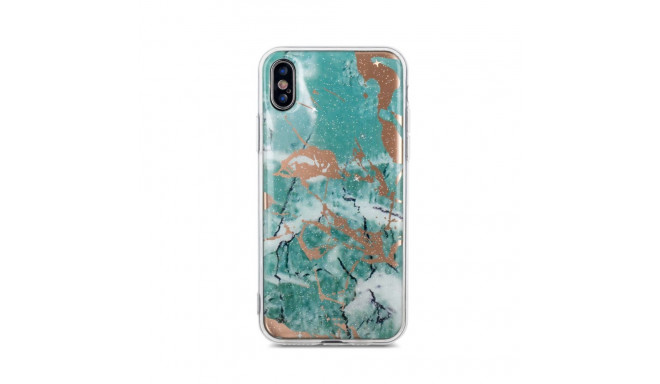 iLike kaitseümbris Samsung Galaxy S10 Marmur Case, roheline