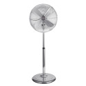 44-655# põrandaventilaator 16" 60w hõbedane metallist
