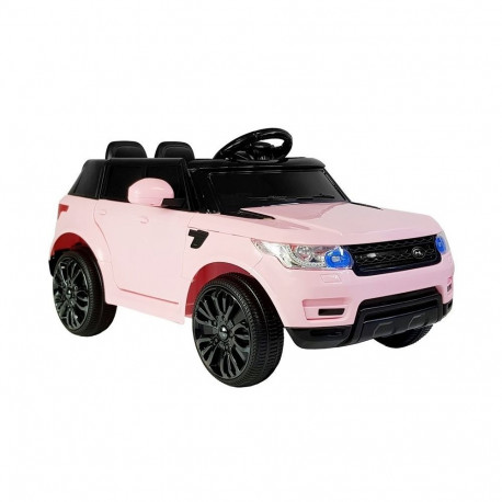 Laste elektriauto HL1638 pult MP3 LED-tuled, roosa