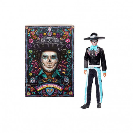 Lalka barbie signature dia de muertos ken
