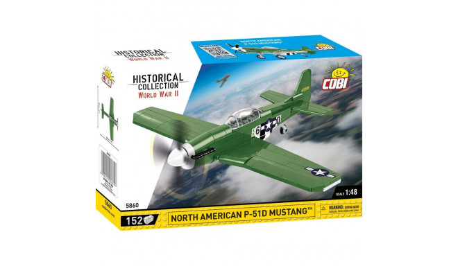 Klocki p-51d mustang