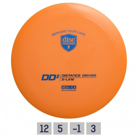 Discgolf DISCMANIA  Distance Driver S-LINE DD3 orange 12/5/-1/3