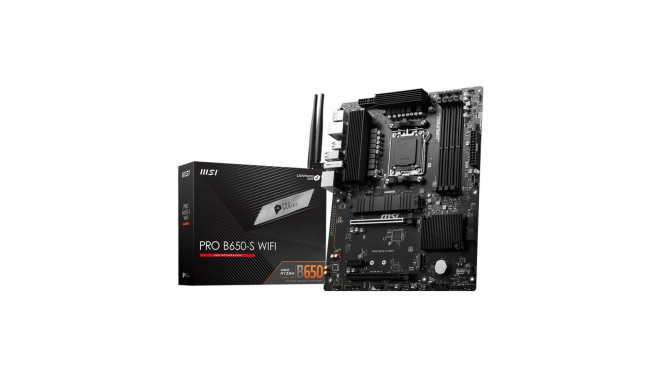 Motherboard - MSI PRO B650-S WIFI AMD B650 ATX DDR5 7200MHz Wi-Fi 6E