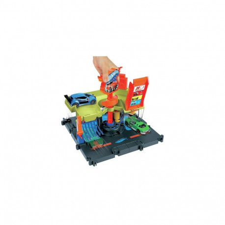 Hot Wheels City Downtown Express Car Wash Playset