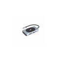 DICOTA D32059 interface hub USB Type-C Black, Silver
