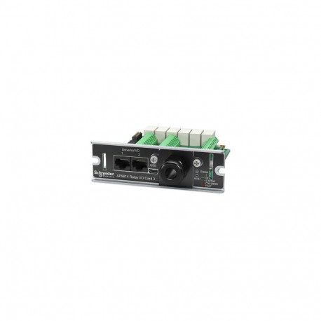 Schneider Electric Dry contact, Management Options, Dry Contact I/O Card, monitor external UPS envir
