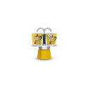 Bialetti Mini Express Lichtenstein Moka pot Silver, Yellow