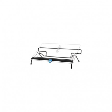 R-Go Tools Document holder R-Go Flex Read, ergonomic, with soft foam wrist rest, transparent acrylic