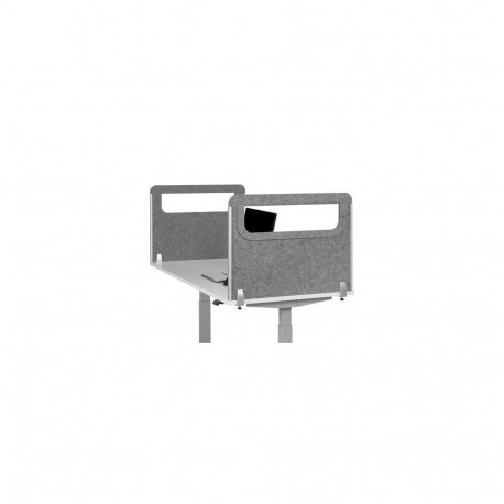 BakkerElkhuizen BE Safety Screen side Acrylic Light grey