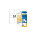 HERMA Address labels transparent matt A4 63.5x38.1 mm round corners film 525 pcs.