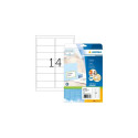 HERMA Address labels Premium A4 99.1x38.1 mm white paper matt 140 pcs.