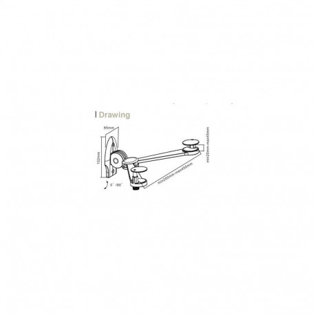 Equip Foldable DVD Bracket